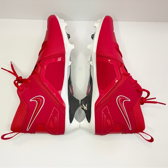 Nike Alpha Menace Pro 3 Football Cleats Sizes 10 & 13 CT6649-616 University Red